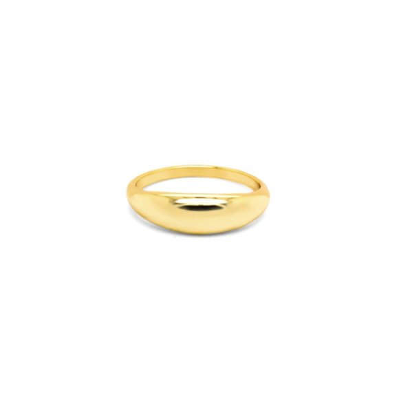 NWT Rebekah Dome Ring // 14K Gold Vermeil (Size 6) - Picture 4 of 6